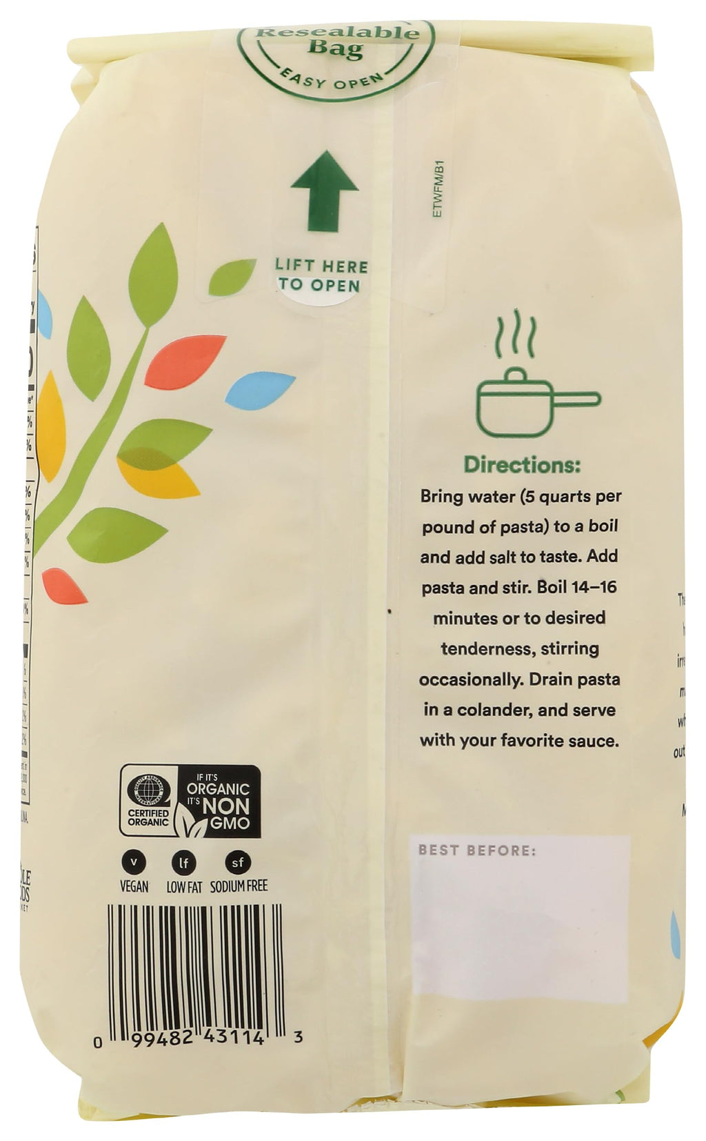 365 by Whole Foods Market, Organic Shells, 16 Ounce