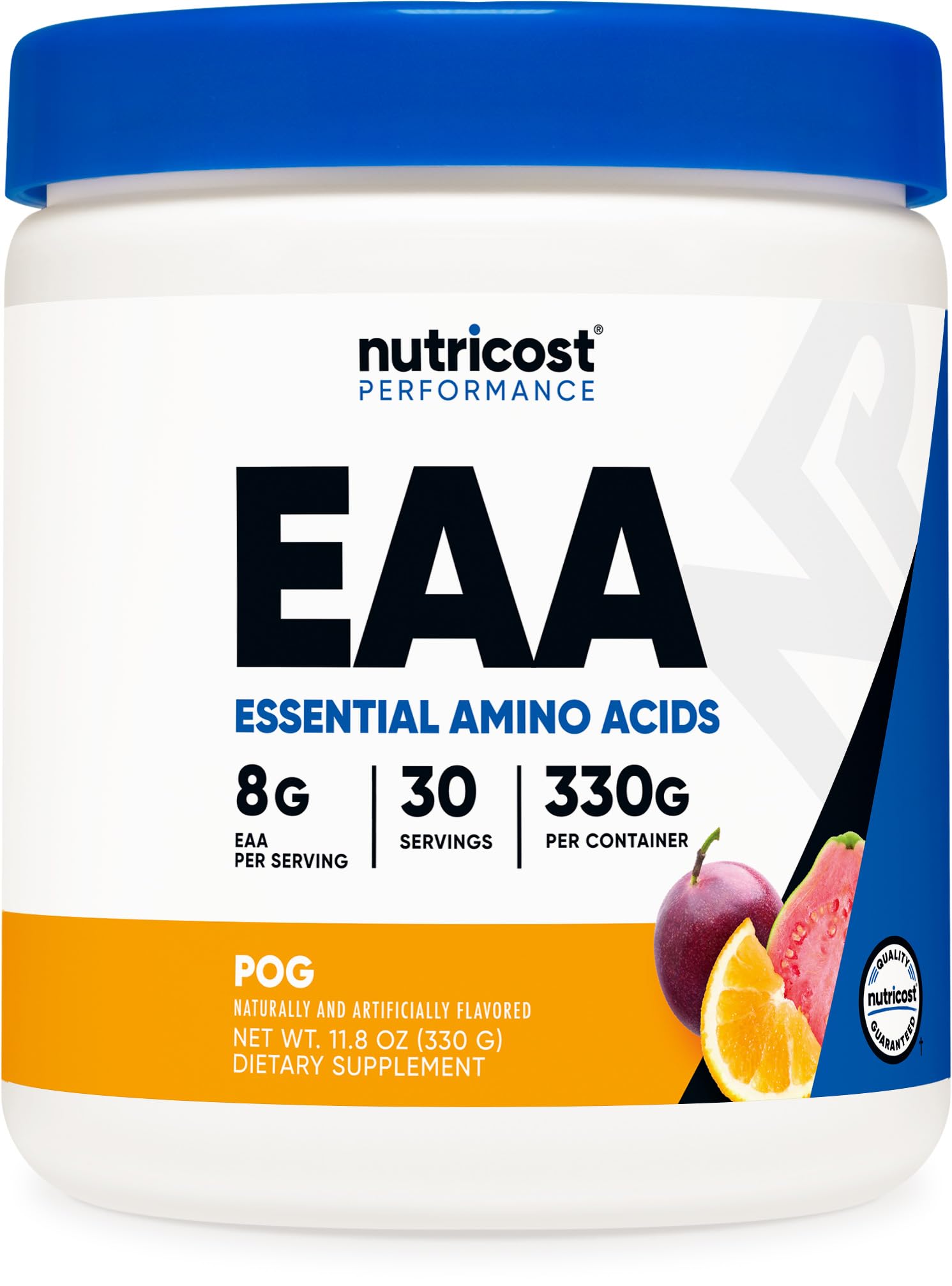 Nutricost EAA Powder 30 Servings (Blue Raspberry) - Essential Amino Acids - Non-GMO, Gluten Free, Vegetarian Friendly