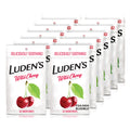 Luden's Sugar Free Wild Cherry Throat Drops, Sore Throat Relief, 25 Count (12 Pack)