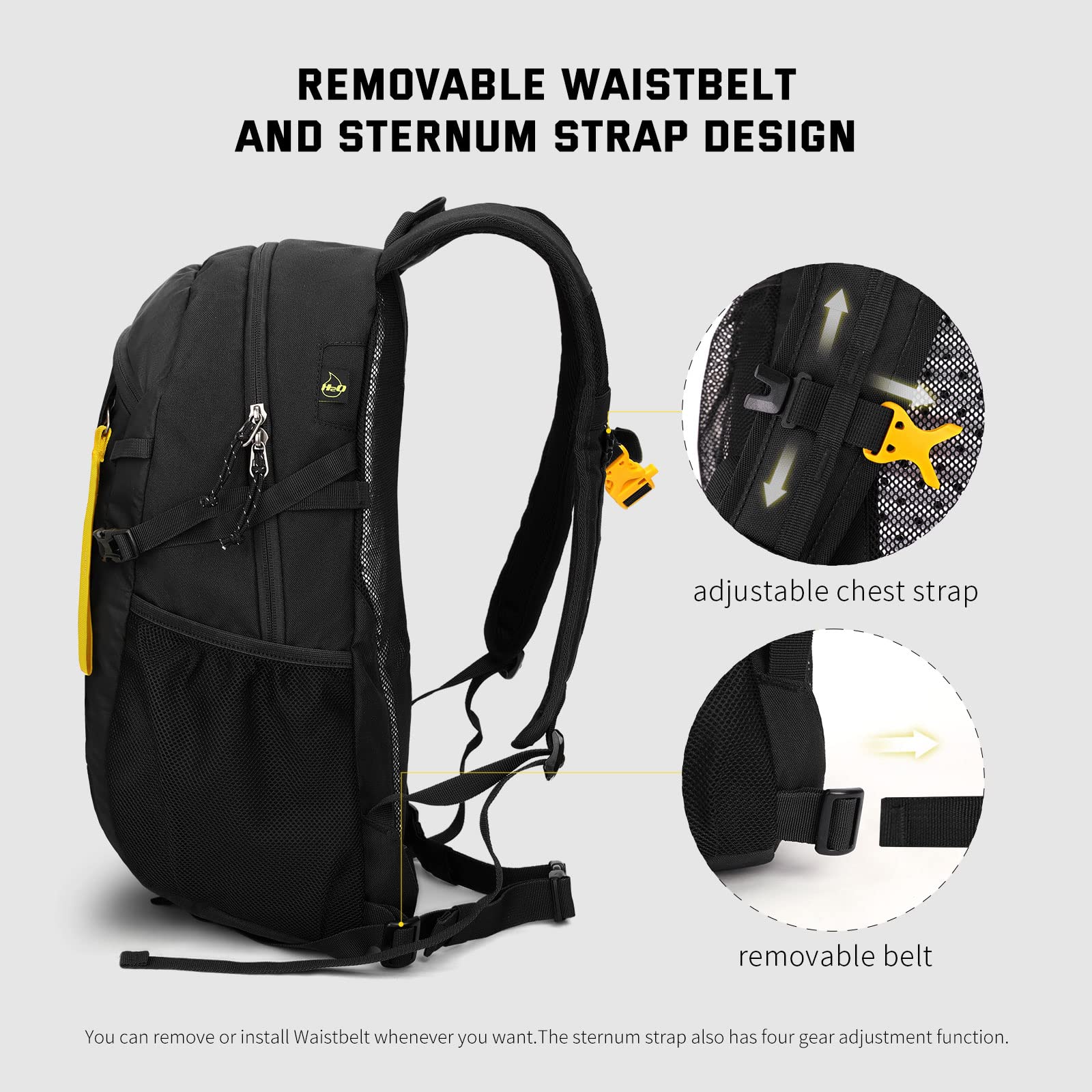 SKYSPER Small Hiking Backpack, 20L Lightweight Travel Backpacks Hiking Daypack for Women Men