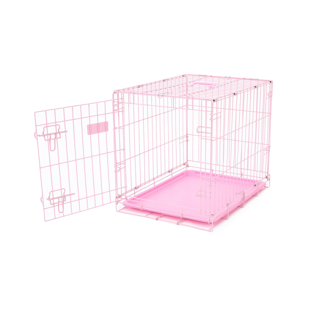 Carlson Secure and Compact Double Door Metal Dog Crate, Medium with Divider Panel