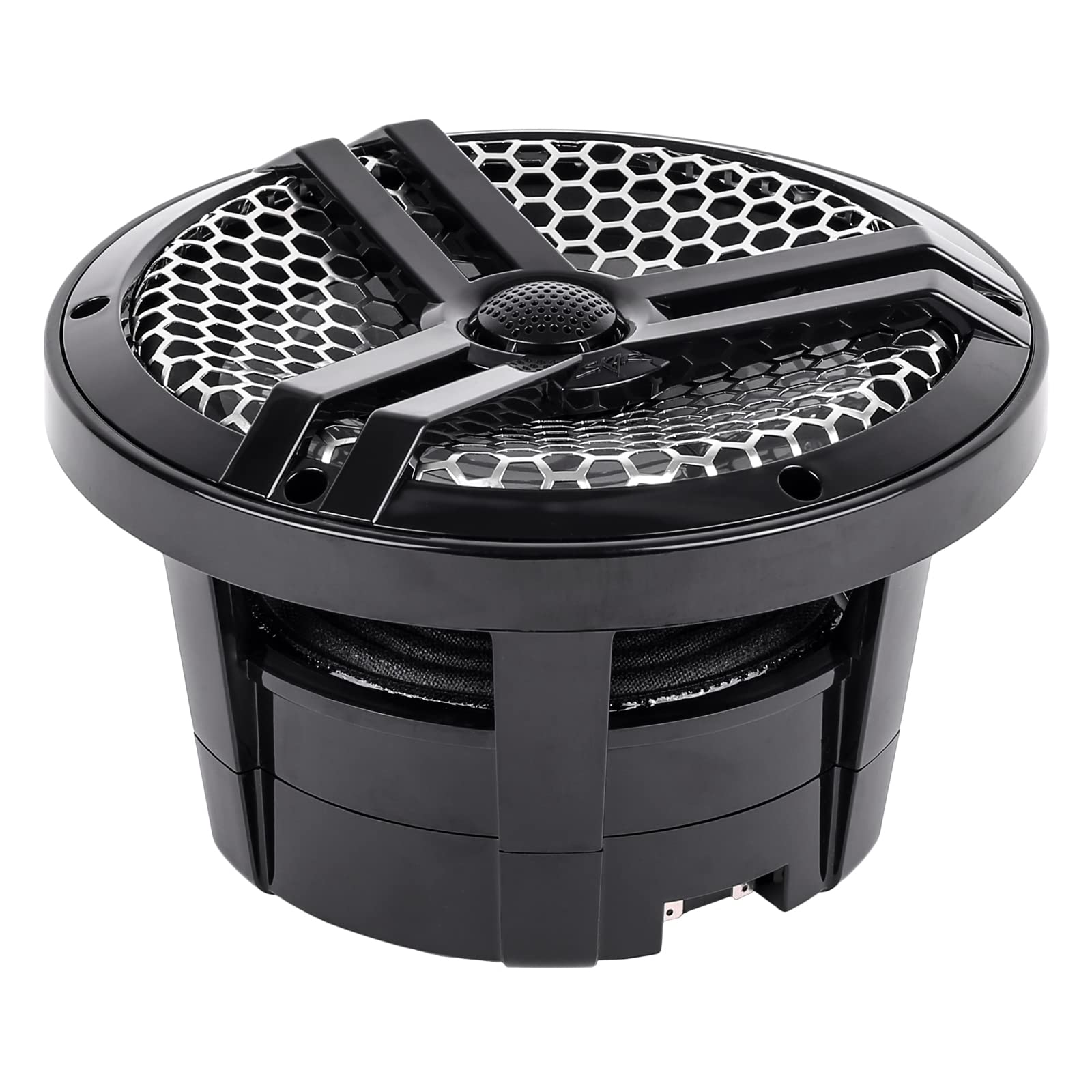 Skar Audio SK65MB-TWR 6.5" 2-Way Marine Full Range 320 Watt Coaxial Tower Speakers, Pair (Black)