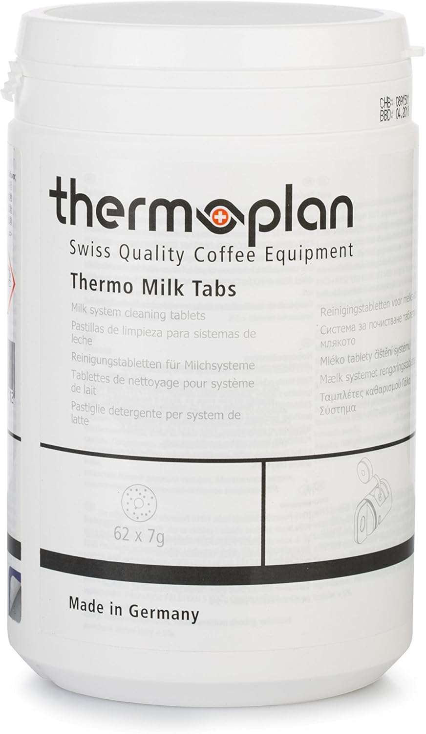 Thermoplan Milk Cleaning Tabs for Black & White Automatic Coffee Machines BW ONE, 3, 4c and 4