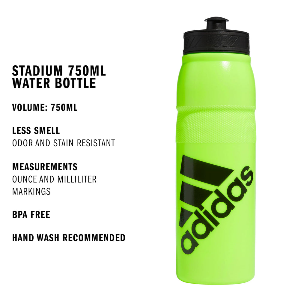 adidas 750 ML (28 oz) Stadium Refillable Plastic Sport Water Bottle