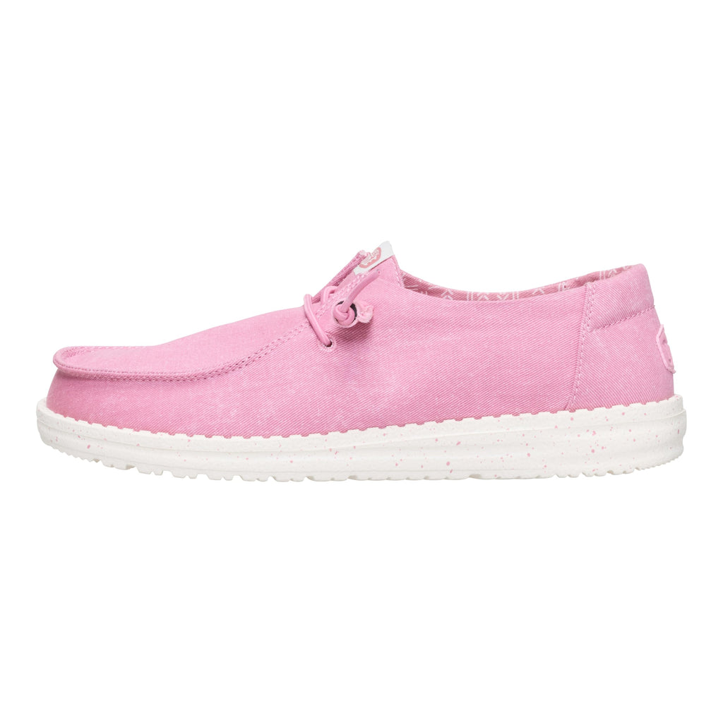 HEYDUDE Wendy Stretch Canvas Women’s Shoes, Women’s Slip-on Loafers, Comfortable & Light-Weight
