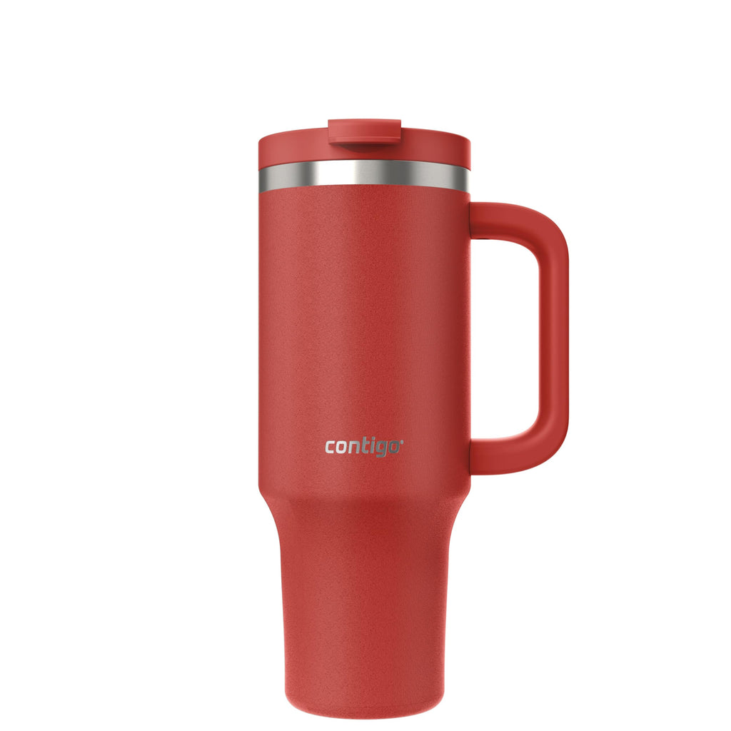Contigo Streeterville 30oz Tumbler, Stainless Steel Vacuum Insulated, Leak-Proof, Cold for 29 Hours, Fits in cupholders, Licorice
