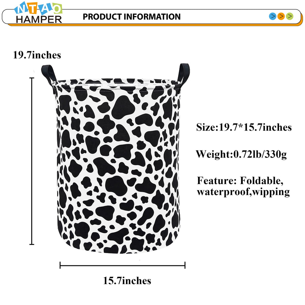 NTAOHAMPER Laundry Hamper, Laundry Basket, Waterproof Storage Bin for Bedroom, Clothes Organizer Basket, Books Box, Room Decor(Animal)
