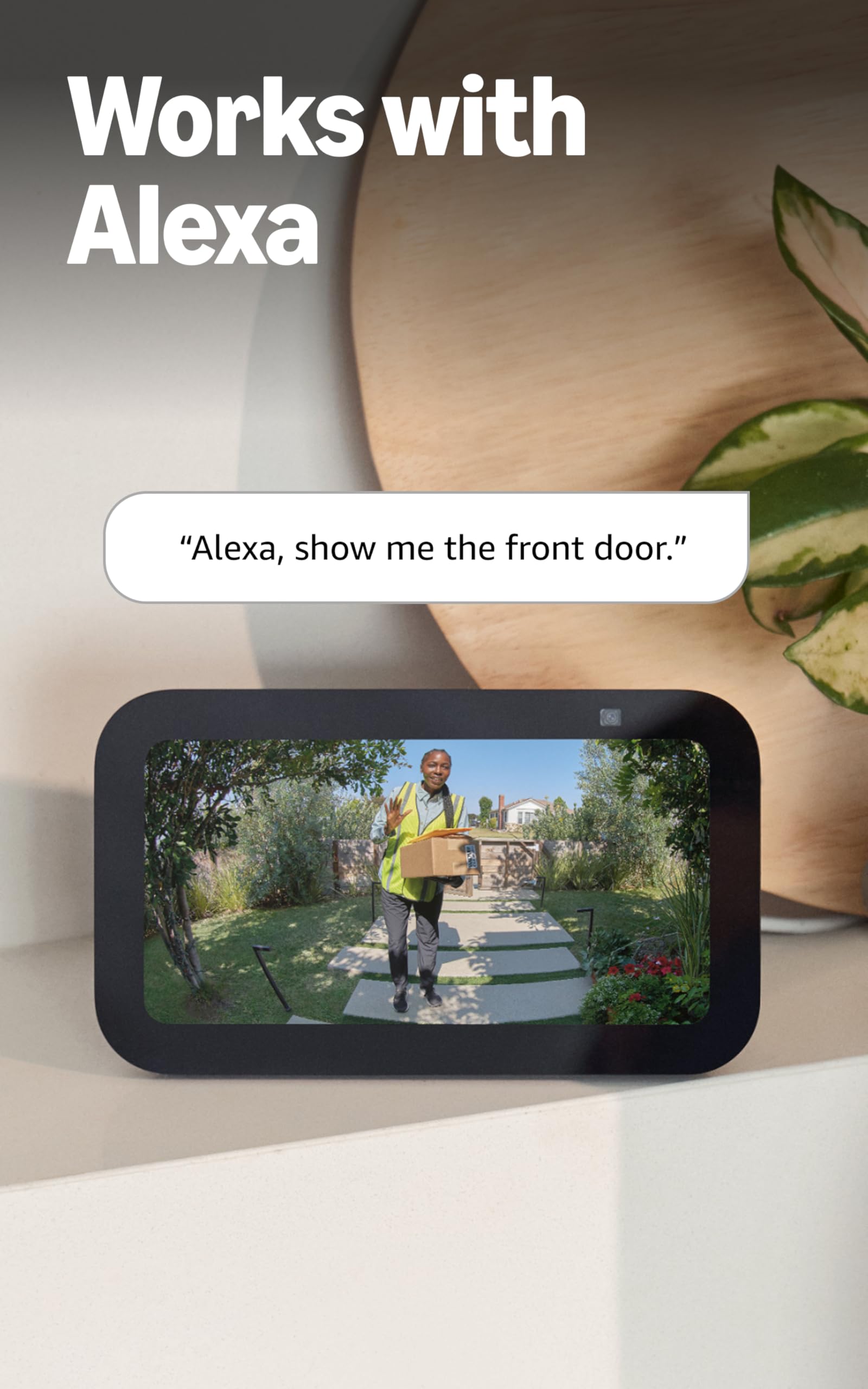 Ring Video Doorbell Wired, Home or business security, Two-Way Talk, advanced motion detection, HD camera and real-time alerts to monitor your front door (wiring required)