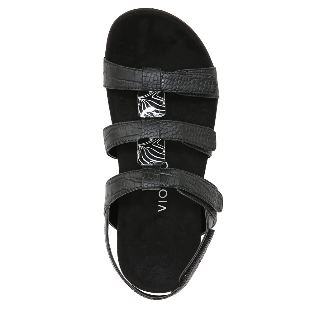 Vionic Women's Women's Rest Amber Backstrap Sandal - Ladies Adjustable Walking Sandals with Concealed Orthotic Arch Support