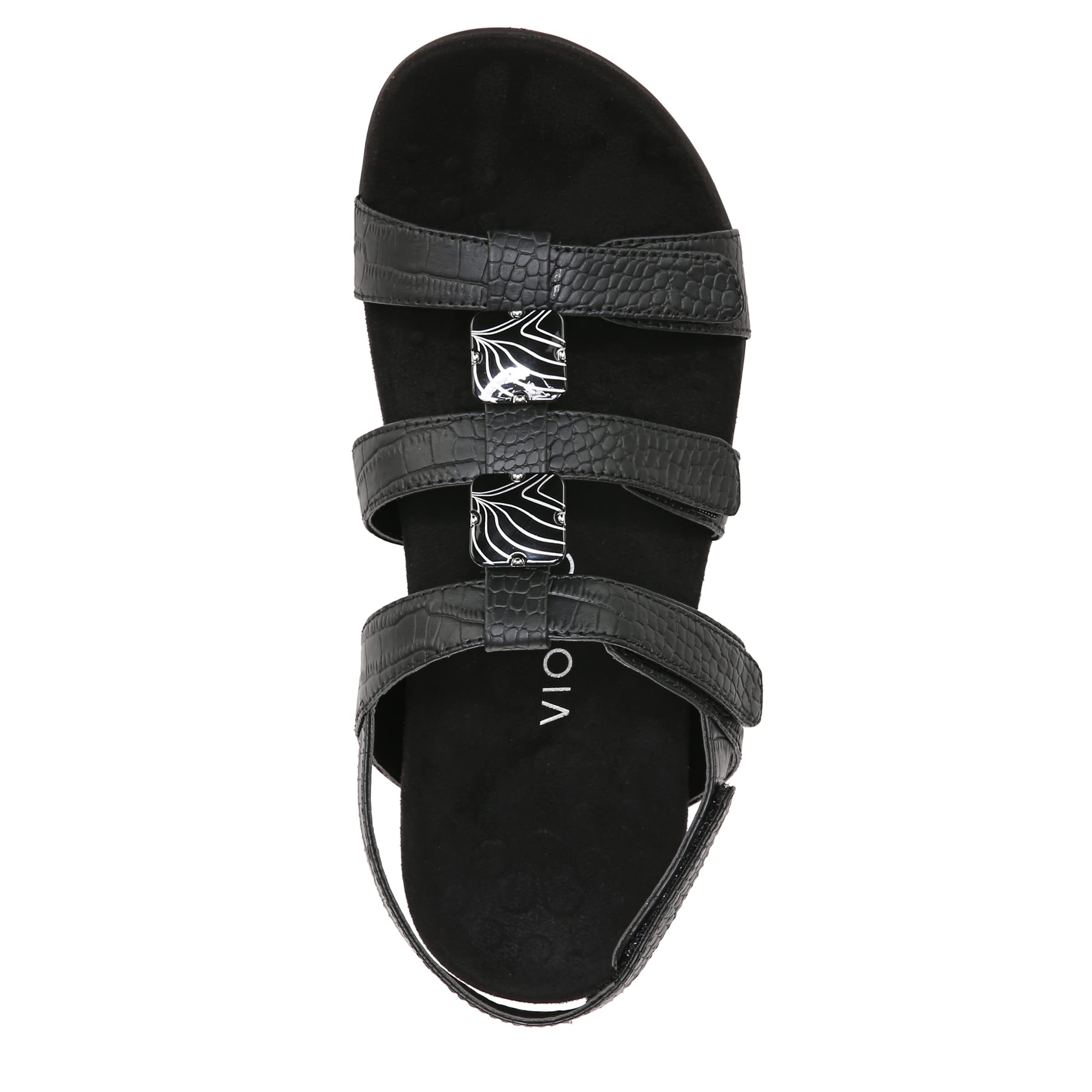 Vionic Women's Women's Rest Amber Backstrap Sandal - Ladies Adjustable Walking Sandals with Concealed Orthotic Arch Support