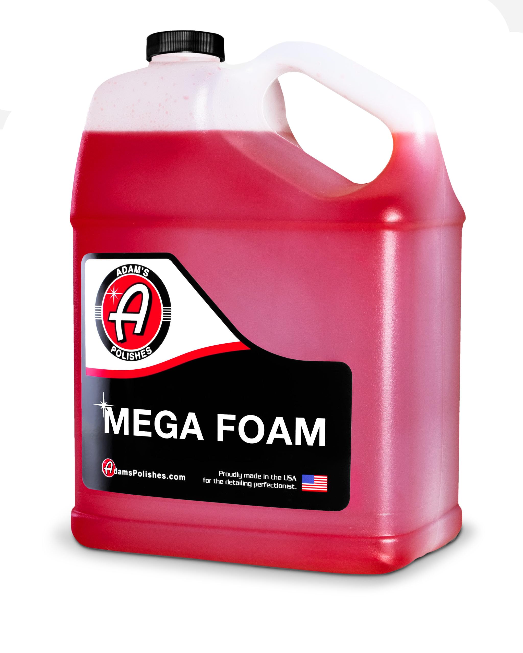 Adam’s Mega Foam (16oz) - pH Neutral Car Soap For Car Washing, Concentated For Wash Bucket, Foam Gun, Won't Strip Car Wax or Ceramic Coatings