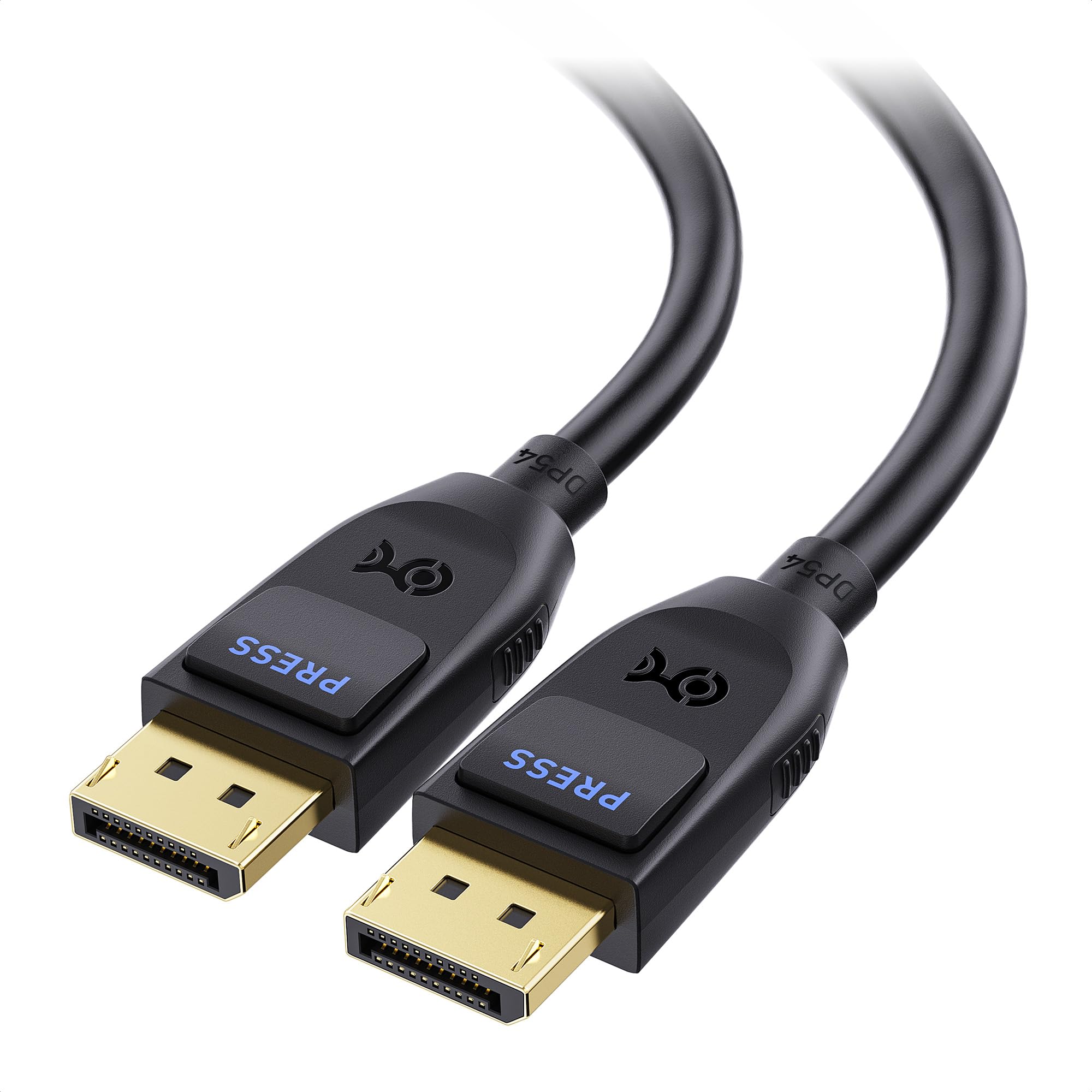 Cable Matters [VESA Certified] 40Gbps DisplayPort 2.1 Cable 1m/3.3ft, DP40 Cable 8K 120Hz, 4K 240Hz in Black with FreeSync, G-SYNC and HDR for Gaming Monitor, PC, RTX 4080/4090, RX 7900