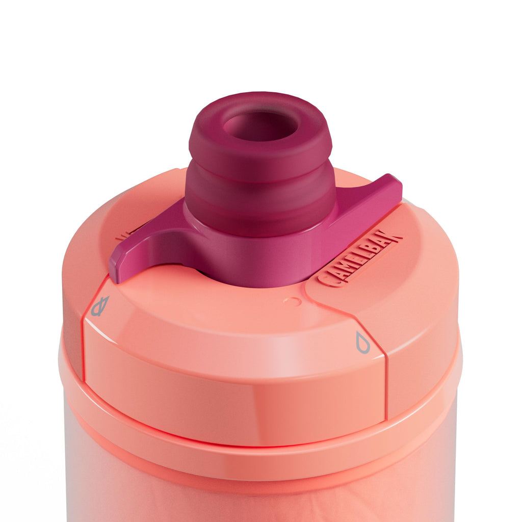 CamelBak Podium Chill Insulated Bike Squeeze Water Bottle, Cold Retention for Cycling, 24oz, Reflective Ghost