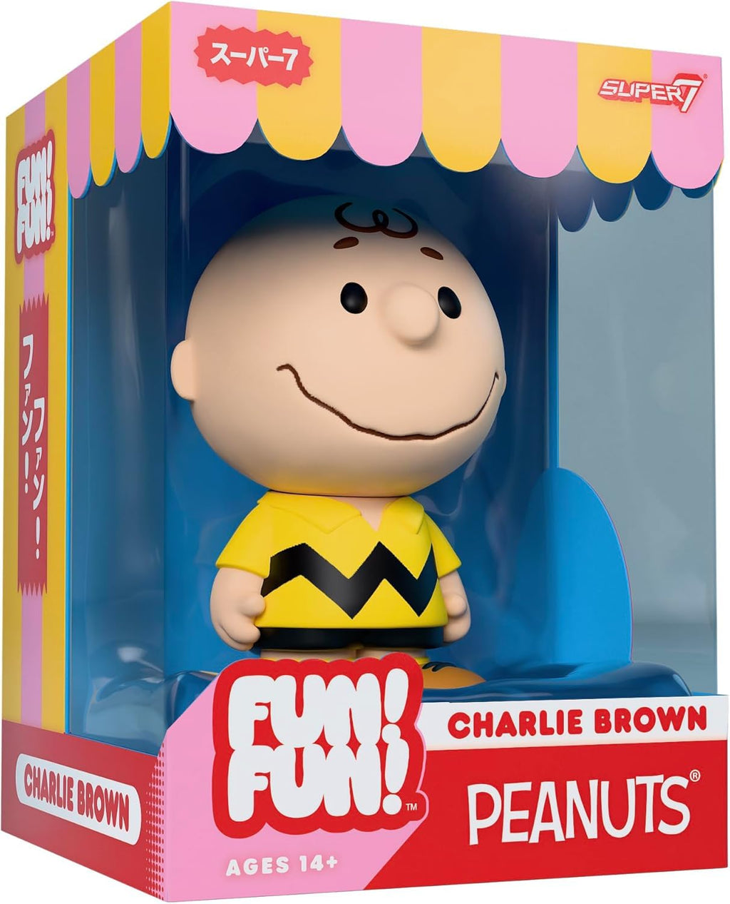 Super7 Fun! Fun! Peanuts Snoopy (Puffy Coat) Vinyl Figure - 5" Peanuts Action Figure - Classic Cartoon Fans Collectibles & Retro Toys - Cartoon Model for Collectors & Display Figurine - Comic Strips