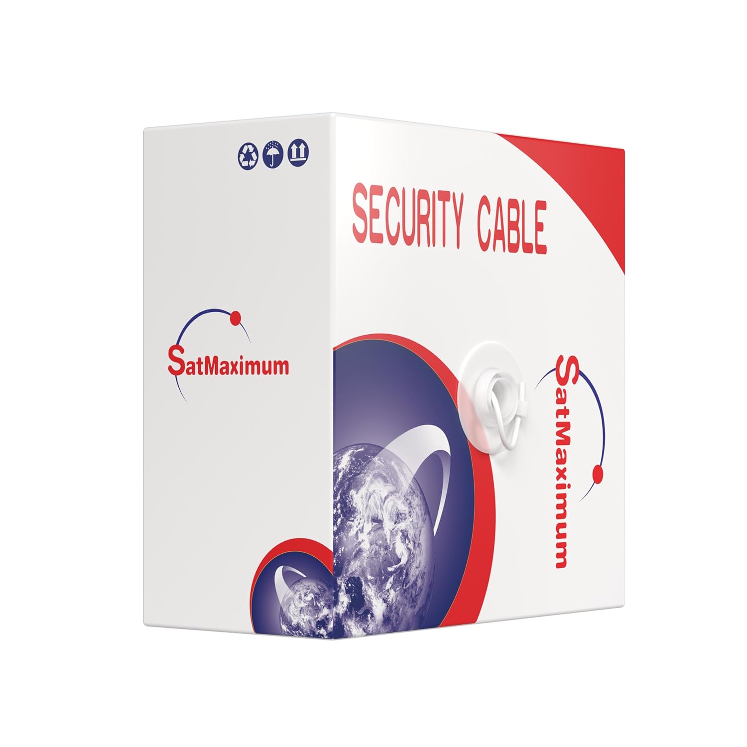 Cables Direct Online 500ft Stranded 18/4 Alarm CCA Shielded Cable for Low Voltage LED, Burglar System, Fire Detector, Security Station, Door Bell, 18AWG 4 Conductors Wire