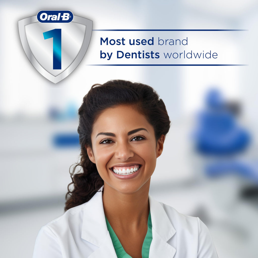 Oral-B Rechargeable Electric Toothbrush, iO2 Starter Kit, 3 Cleaning Modes, Automatic Pressure Sensor to Protect Gums, 2 Brush Heads, Forest Green