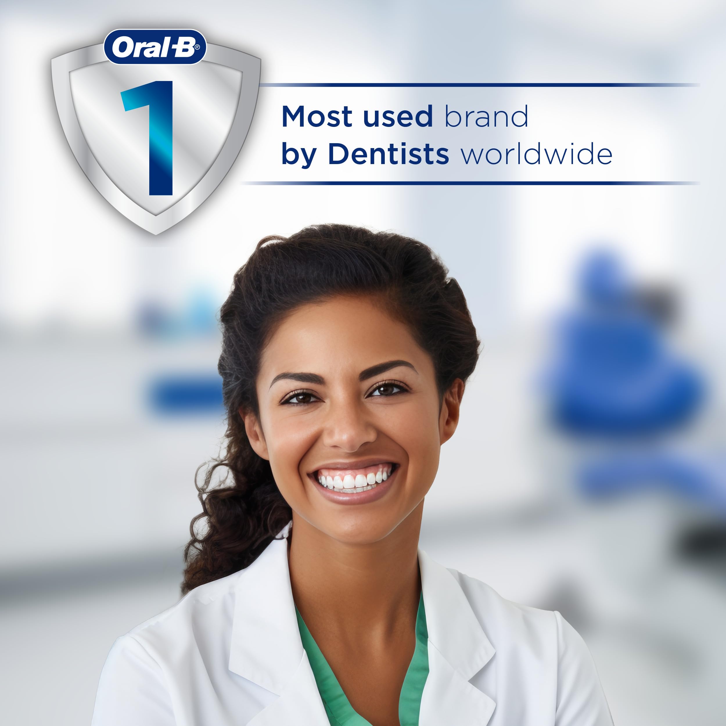 Oral-B Rechargeable Electric Toothbrush, iO2 Starter Kit, 3 Cleaning Modes, Automatic Pressure Sensor to Protect Gums, 2 Brush Heads, Forest Green