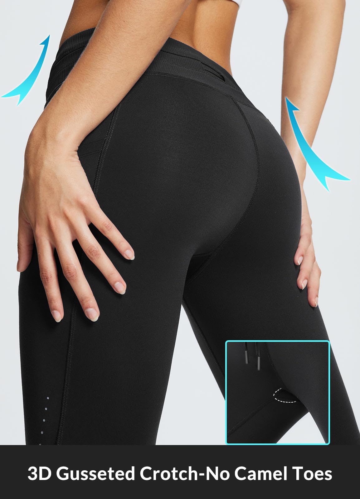 baleaf Women's Fleece Lined Leggings Water Resistant High Waisted Thermal Warm Winter Tights Ski Hiking Pants with Pockets