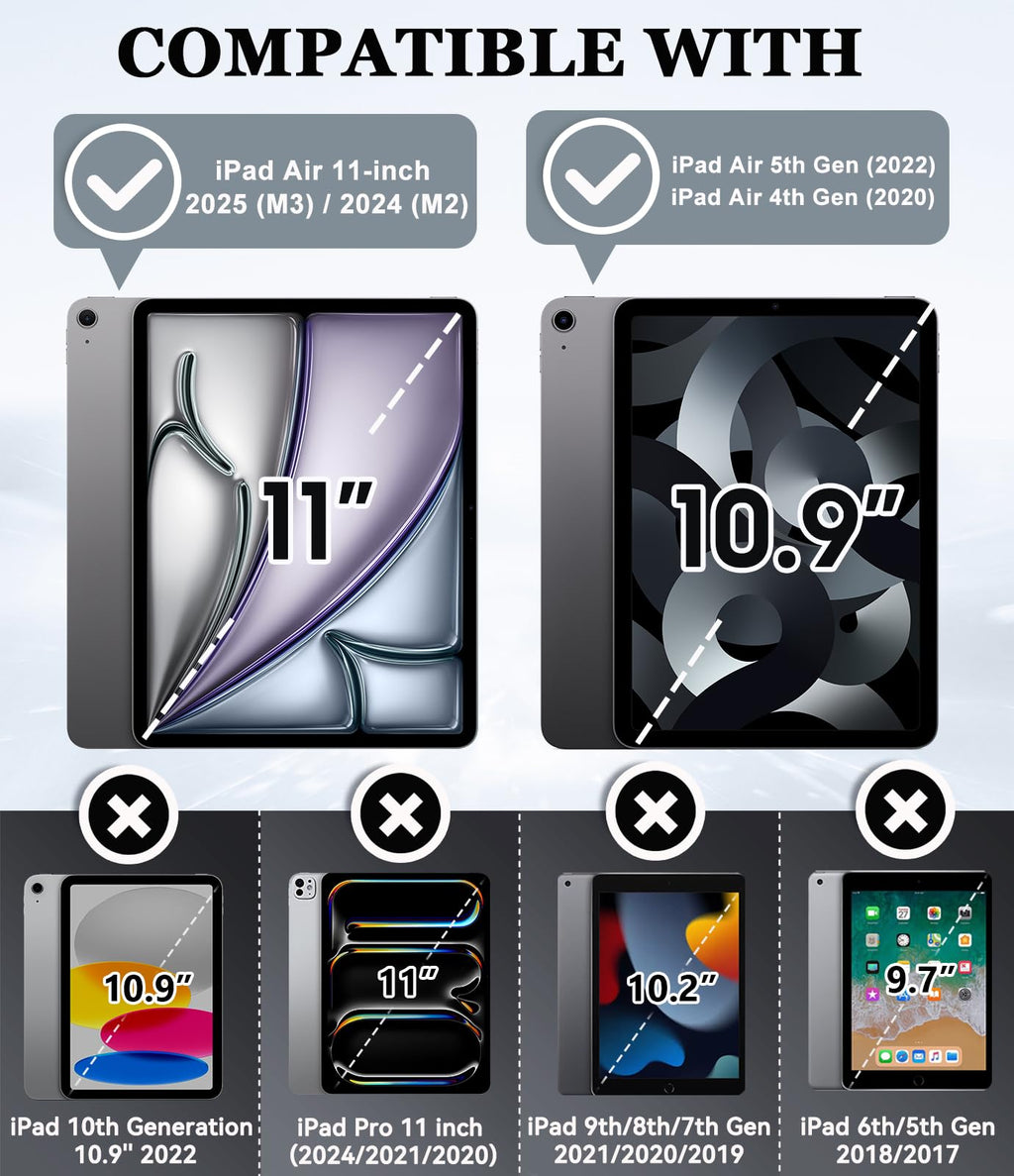OKP Case for iPad 9th/ 8th/ 7th Generation (2021/2020/2019), Heavy Duty 10.2 inch iPad Shockproof Rugged Protective Cover with Built-in Stand, Hard iPad 9 8 7 Gen Cases for Kids Girls Boys, Black