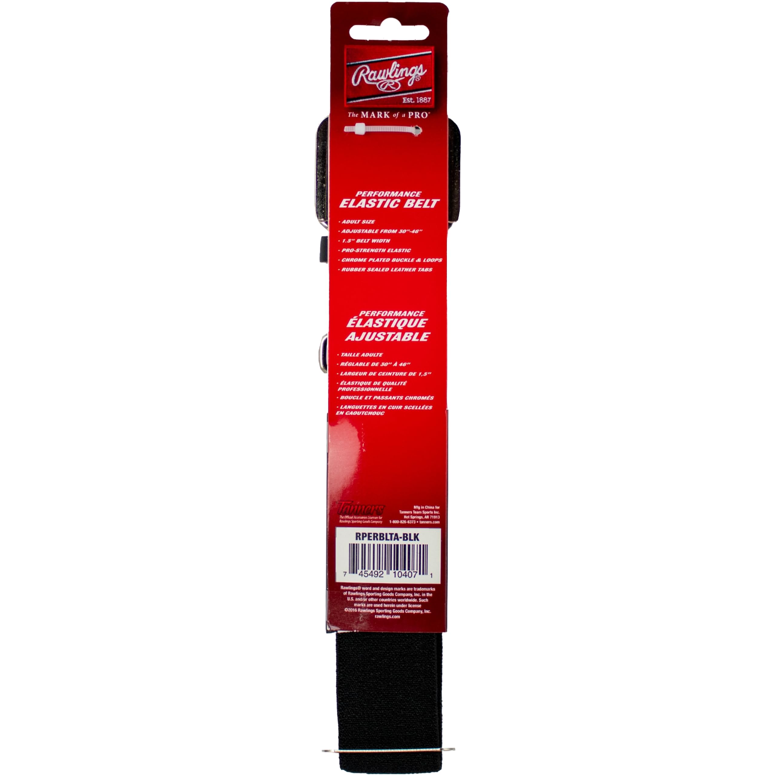 Rawlings | Elastic Game Day Belt | Baseball/Softball | Adult/Youth | Multiple Colors
