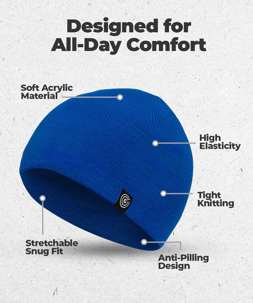 Original Beanie Cap - Soft Knit Beanie Hat - Warm and Durable