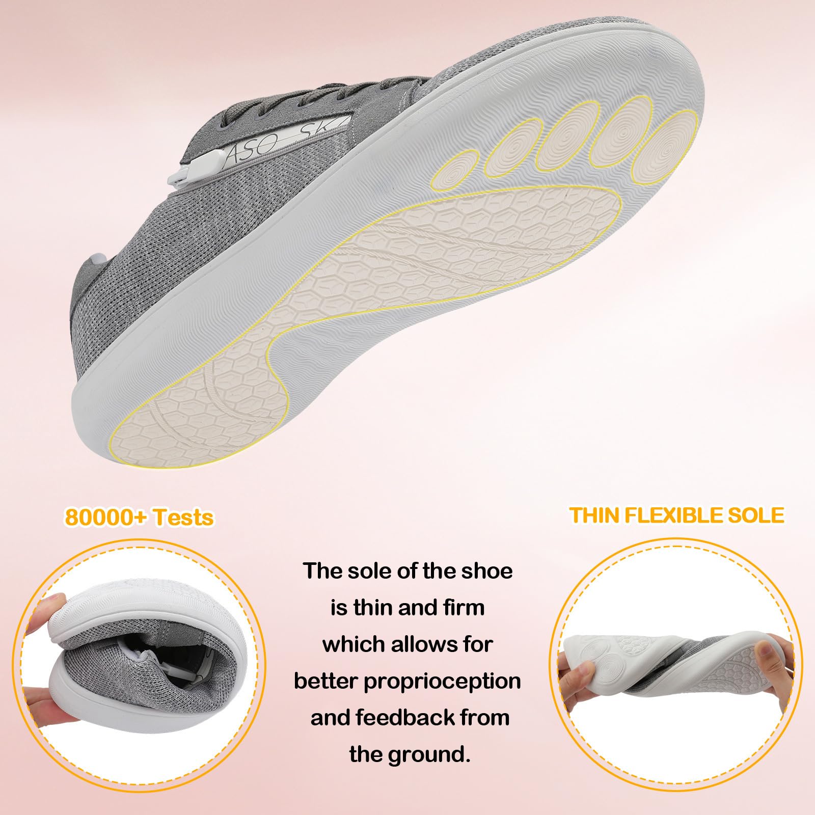 Womens Barefoot Walking Shoes Wide Toe Fashion Sneakers Comfortable Casual Shoes Zero Drop Minimalist Shoes