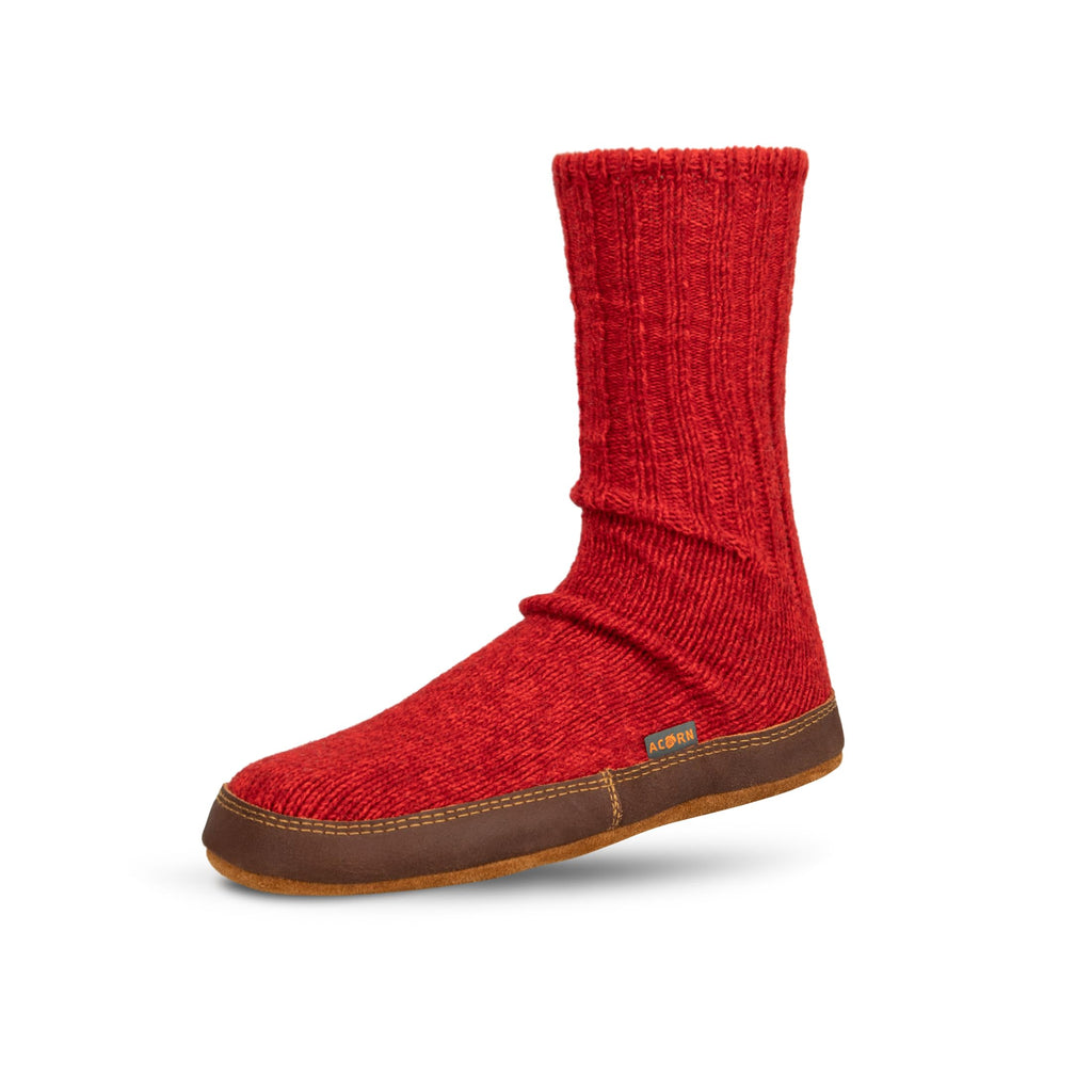 Men's and Women's Original Slipper Sock - Comfortable Men's and Women's Slipper Sock with Cloud-Like Feel, Soft and Moisture Wicking Crew Length, Genuine Suede Sole