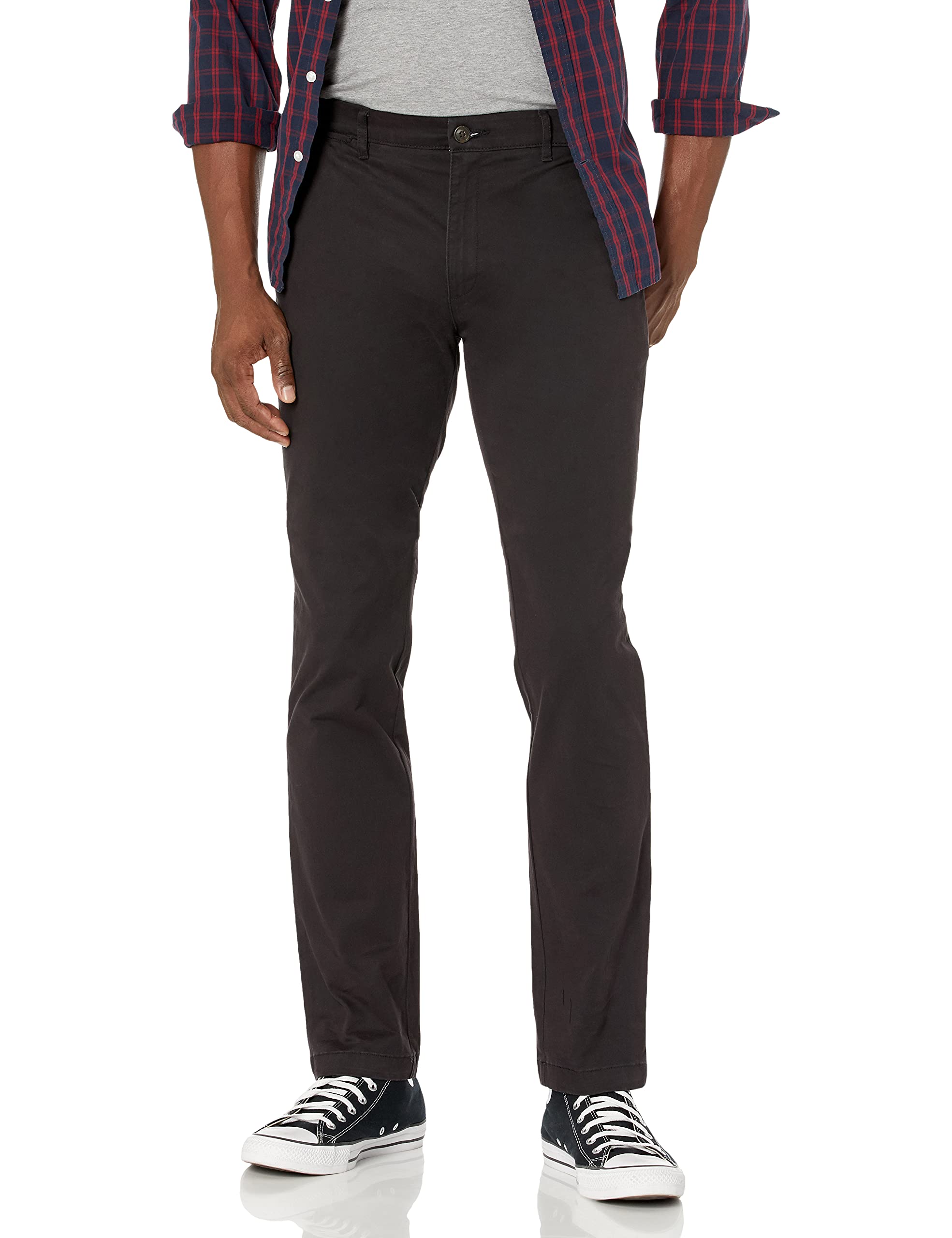 Amazon Essentials Men's Skinny-Fit Washed Comfort Stretch Chino Pant (Previously Goodthreads)