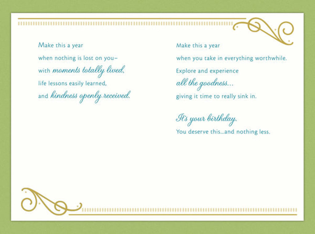 Hallmark Signature Birthday Card (Best Birthday Ever)