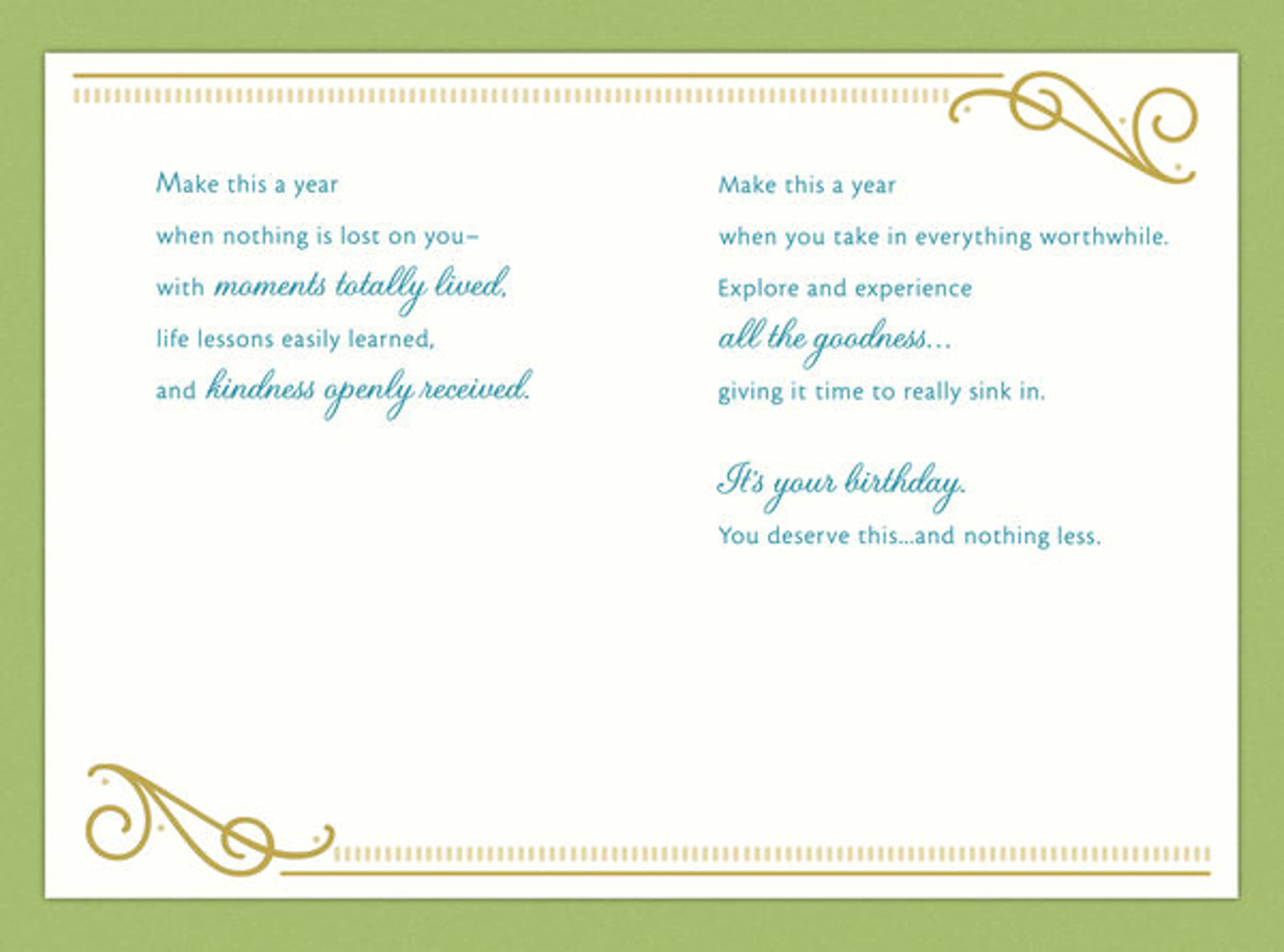 Hallmark Signature Birthday Card (Best Birthday Ever)
