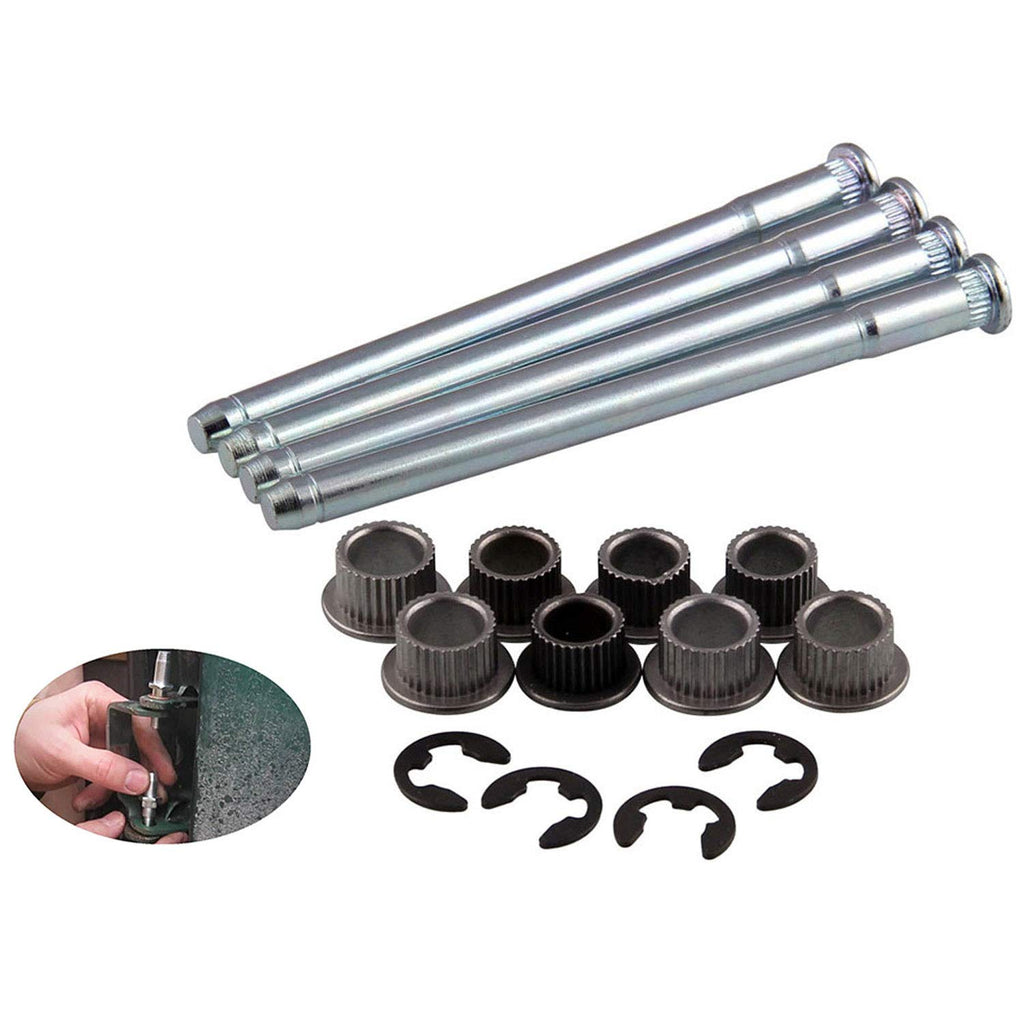 Door Hinge Pin and Bushing Kit Hinge with Pin LEDAUT Replacement for Ford F150-F350 Bronco SUV