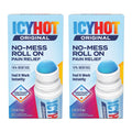 Icy Hot Original Medicated Pain Relief Liquid with No Mess Applicator, 2.5 Fluid Ounces, 2 pk