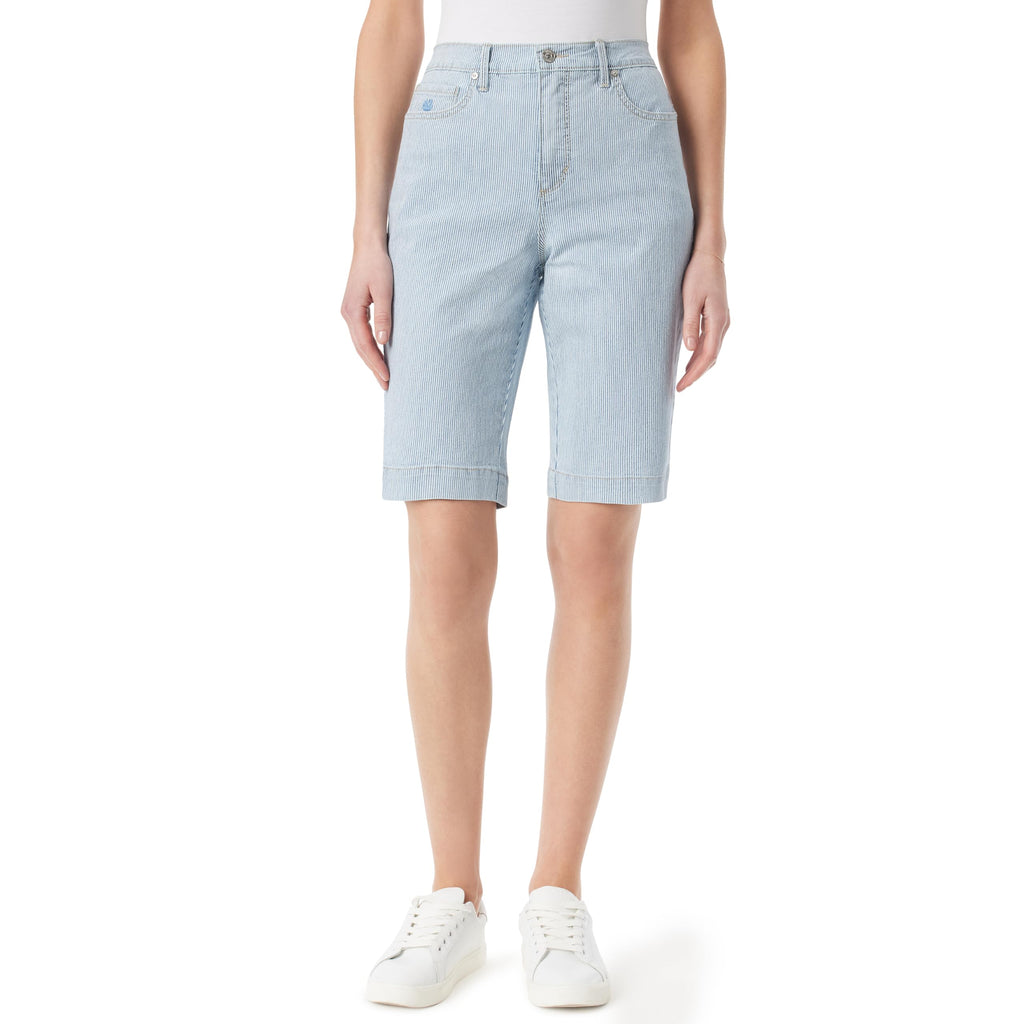Gloria Vanderbilt Women's Amanda Bermuda High Rise Short Standard