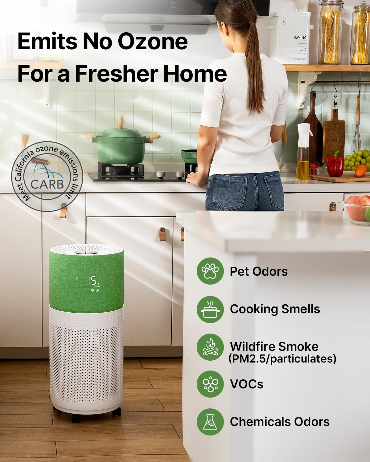CleanForce Rainbow Cube | World’s First 4-in-1 Space-saving Air Purifier with Bluetooth Speaker, Wireless Charger & Aroma Diffuser | Swiss Tech，over 900ft² Coverage | Ultra-Quiet