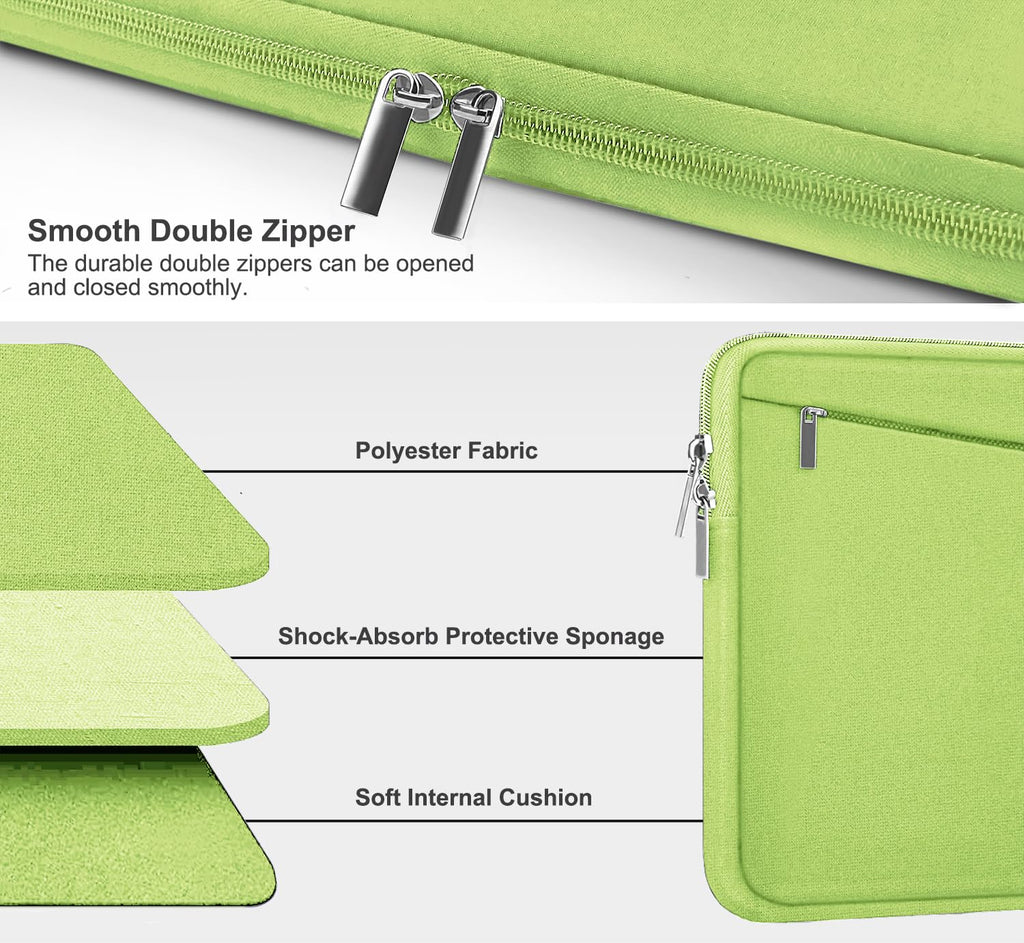 Laptop Sleeve Case 13.3 Inch, Durable 14 Inch Laptop Case Computer Carrying Bag Protective Cover Compatible with 13 14 inch MacBook Pro, MacBook Air, Dell, HP, Lenovo, Notebook, Computer, Black
