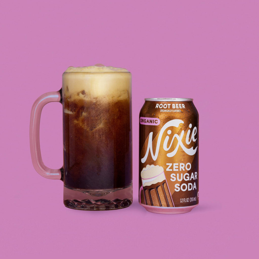 Nixie Organic Zero Sugar Soda, NEW Cherry Cola, Healthy Soda Pop, Non-GMO, 0 Sugar, 0 Calories, 40mg Caffeine, 12oz Cans (12 Pack)