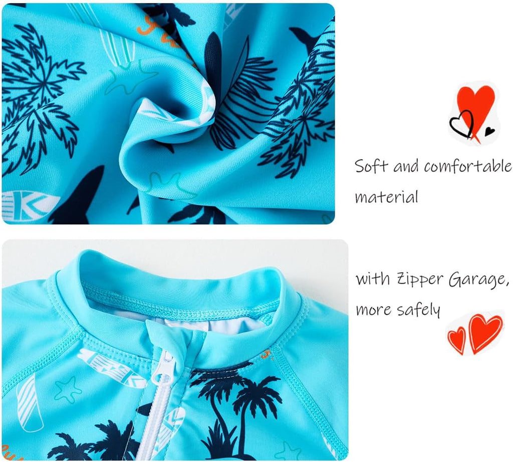 UMELOK Baby Boy Swimsuit UPF 50+ Sun Protection Rash Guard Swimwear