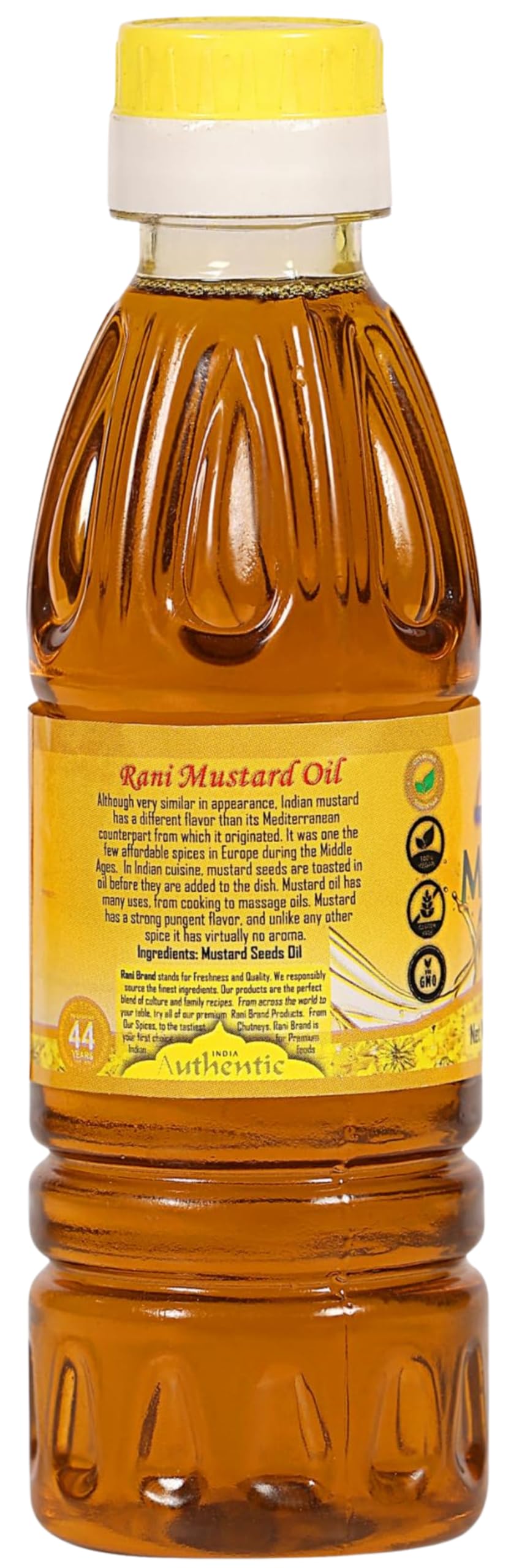 Rani Premium Oils Combo Set of 3 - Peanut Oil, Mustard Oil, Sesame Oil 16.9 Ounce (500ml) ~ Cold Pressed | 100% Natural | Kosher | NON-GMO | Vegan | Gluten Free