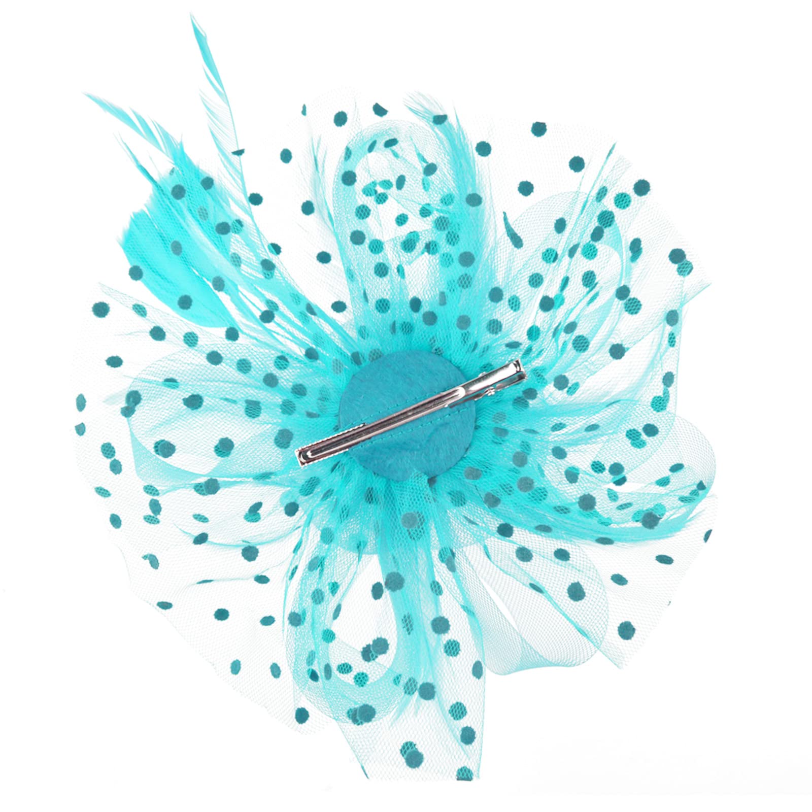 AQOKKA Women Fascinators Hats Flower Fascinators with Headband and Clip Tea Party Headwear for Women and Girls