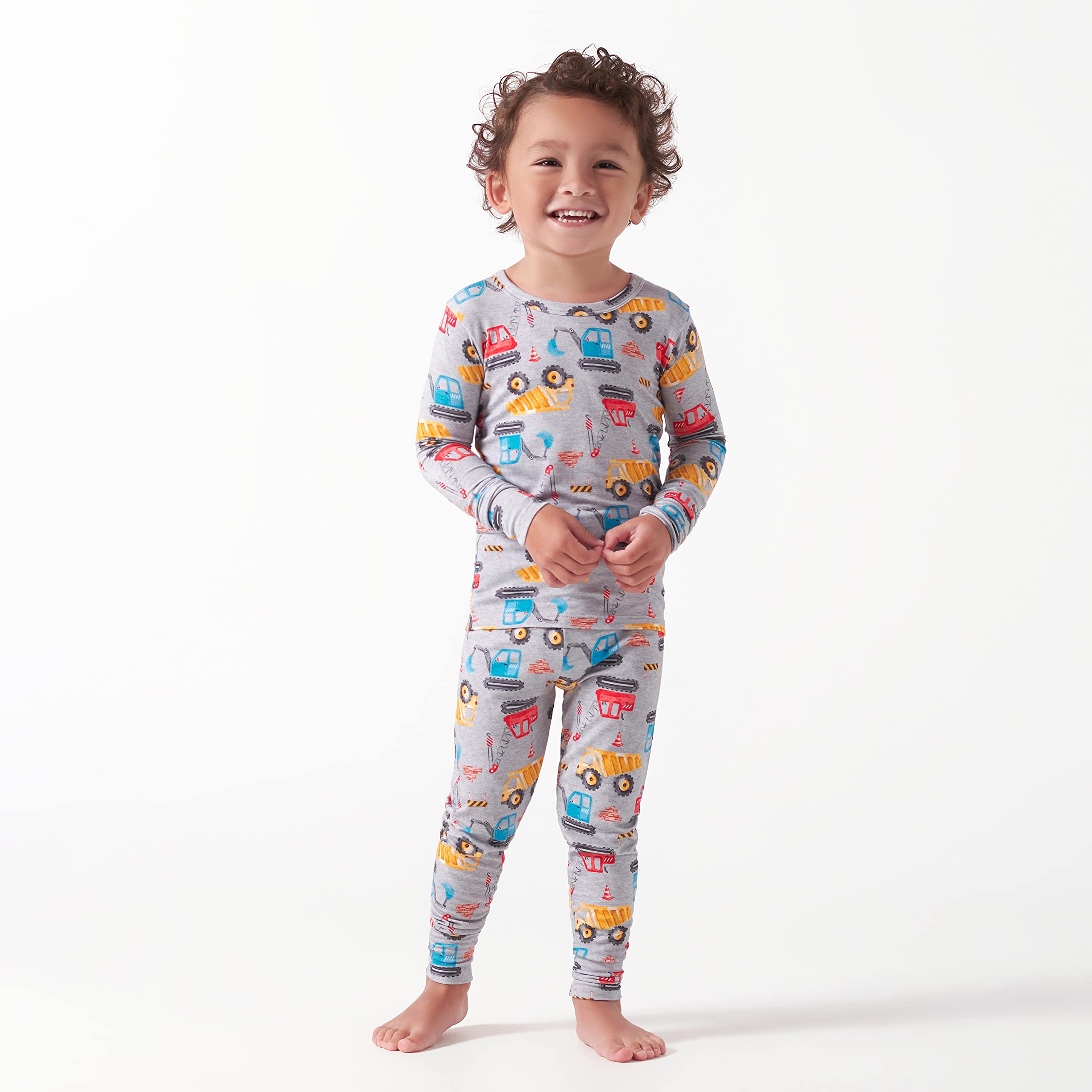 Gerber Unisex Baby Toddler Buttery Soft 2-Piece Snug Fit Pajamas with Viscose Made from Eucalyptus