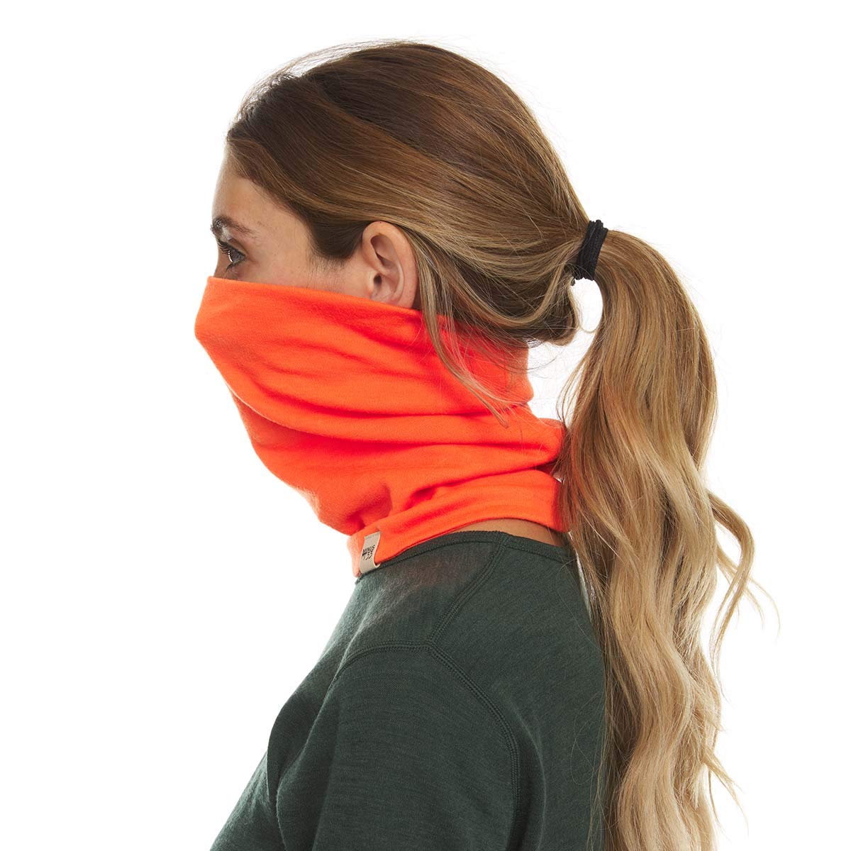 100% Merino Wool - Midweight Neck Gaiter - Skiing Neck Warmer - Winter Face Mask - Multipurpose Headwear