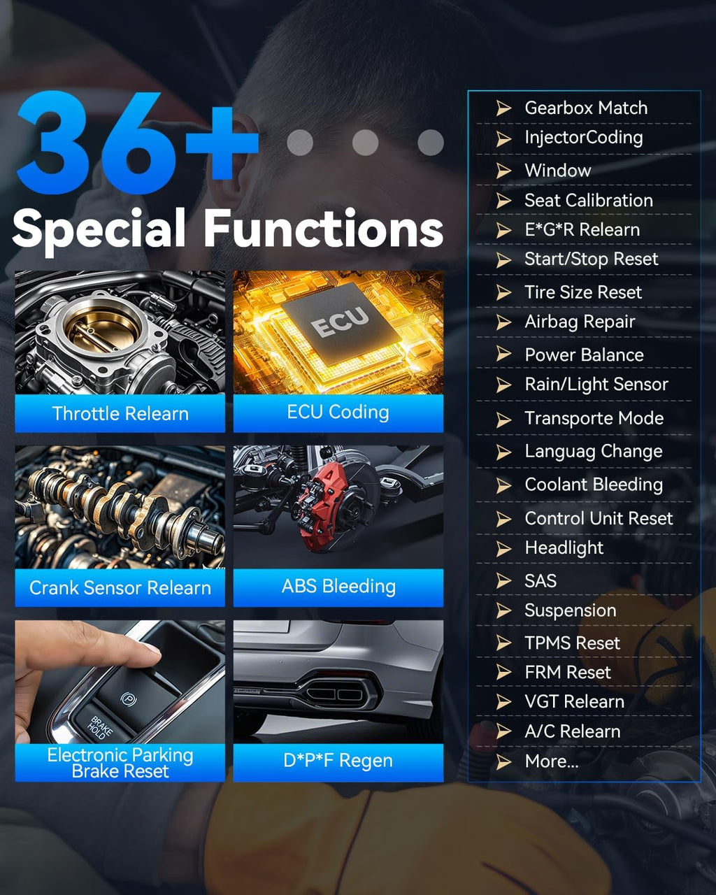 XTOOL D7 Bidirectional Scan Tool: 2026 Ai-Assisted OBD2 Scanner Diagnostic Tool with 36+ Resets, Full System Car Scanner with EPB, Injector Test, Throttle, Crank Sensor Relearn, FCA, CANFD & DoIP