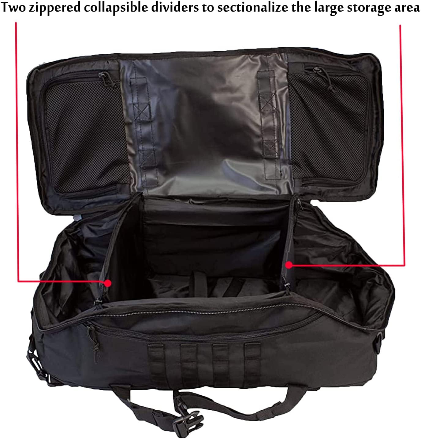 3 In 1 Military Backpack Travel Duffle Bag for Weekender Gym Traveling Workout Deployment