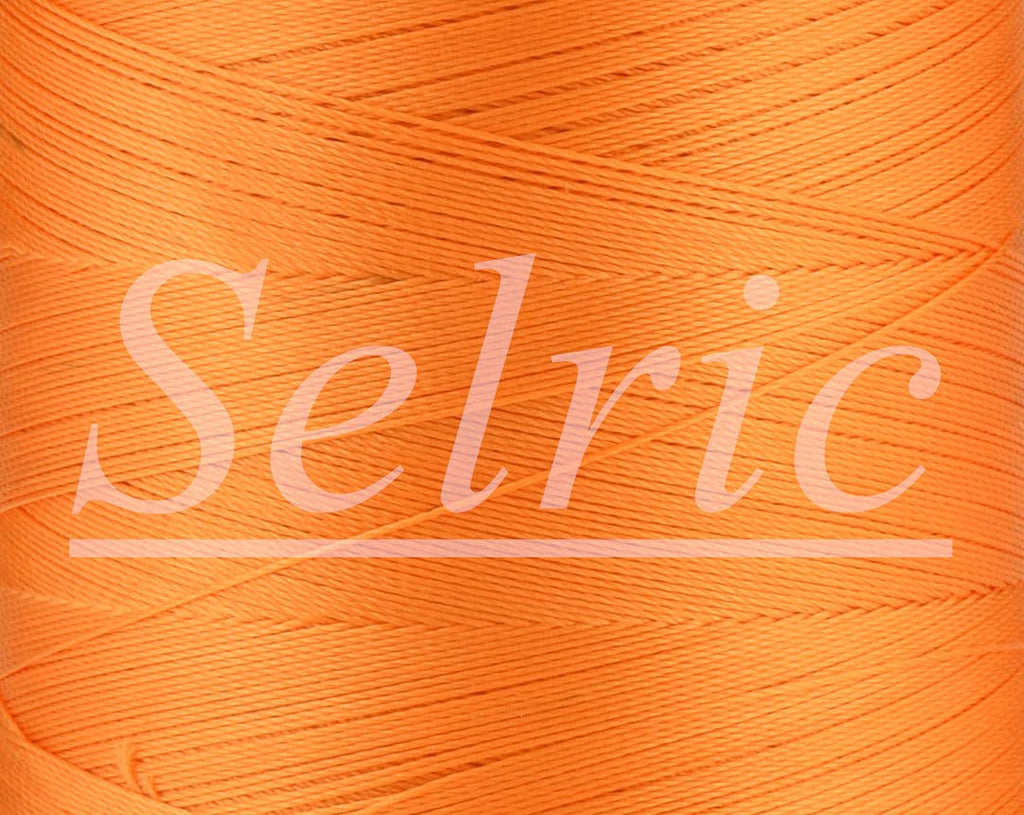 Selric UV Resistant High Strength Polyester Thread #69 T70 Size 210D/3 for Upholstery, Outdoor Market, Drapery, Beading, Purses, Leather （(Light) Yellow）