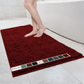 Muddy Mat Chenille Bathroom Rugs Quick Dry Microfiber Mats Non Slip Washable, Extra Thick, Soft and Highly Absorbent Bath Mats for Bathroom, Kitchen, and Shower Floor - Atlantic Blue Small 28"X18"
