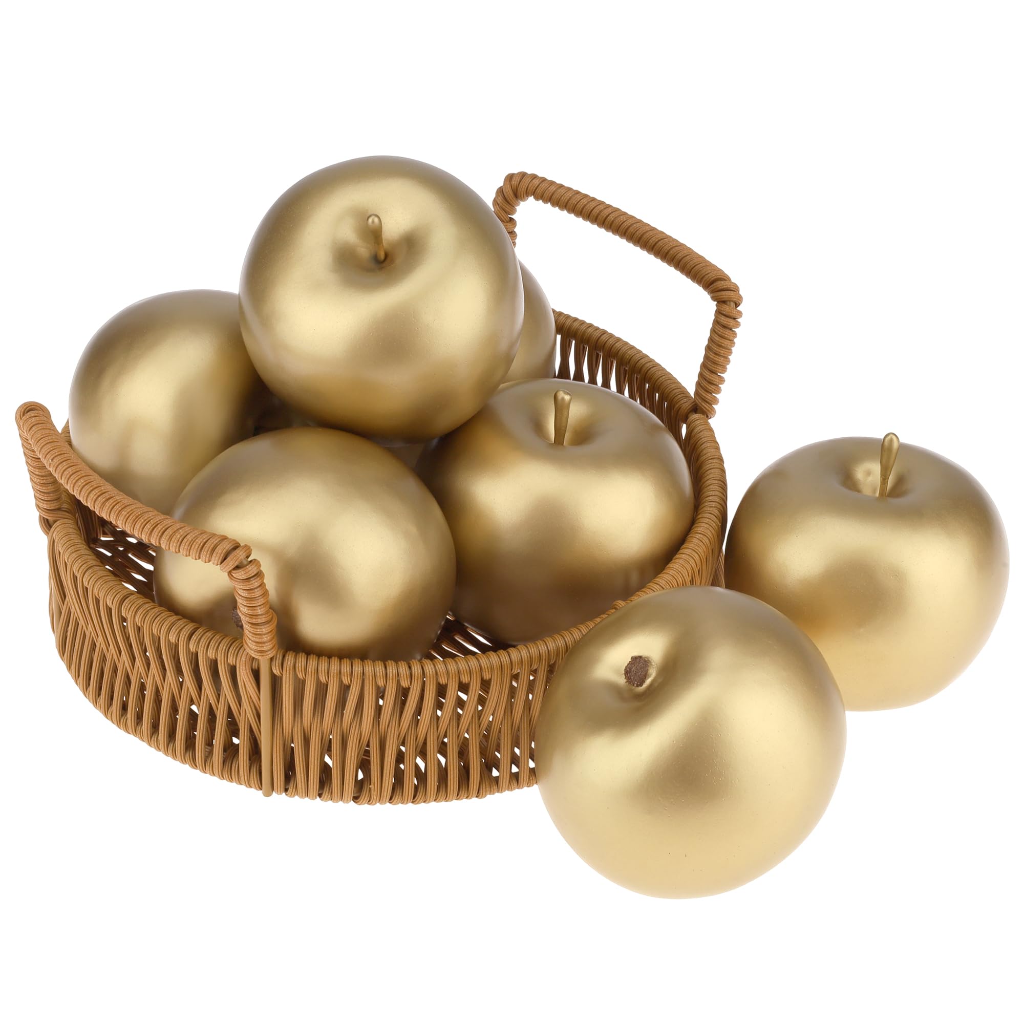 6 Pcs Faux Brown Pears - Realistic Fake Pear Artificial Fruit Decorations for Table Centerpiece, Decorative Artificial Pear for Home Kitchen Decor
