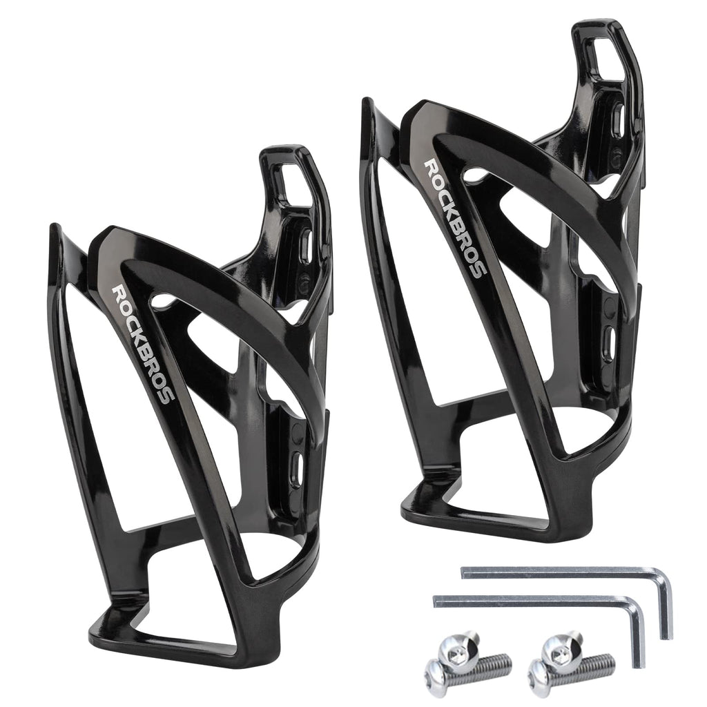 ROCKBROS Bike Water Bottle Holder Ultra-Light Bicycle Bottle Cages with Screws Tool, Universal Bike Cup Holder Rack for Road MTB Bikes…