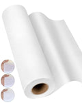 PLANTIONAL Woven Cotton Iron-On Fusible Interfacing: 10.6 inch X 10 Yards White Medium Weight 100% Cotton Single-Sided Interfacing for t-Shirt Quilts Blouses Dress Shirts Collars DIY Crafts Supplies