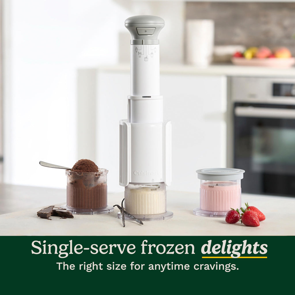 Cuisinart Ice Cream Maker Machine, 2-Quart Stainless Steel Frozen Yogurt, Gelato, Sorbet, Ready in 20 Minutes, LCD Screen and Timer (ICE-70C)