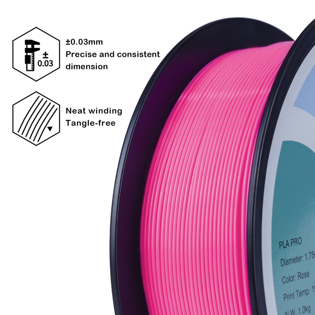 ZIRO 3D Printer Filament, PLA Filament 1.75mm, Black pla 1KG(2.2lbs), Dimensional Accuracy +/- 0.03mm, Fits Most FDM Printer AMS System,3D Printing Filament Spool Black (Plastic Reel)